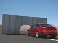 Drifting through Walls with a BMW 1 Series M Coupe