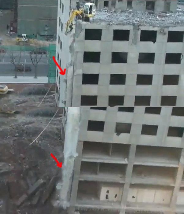 Crazy Chinese Construction Workers