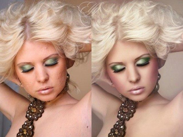 Before and After Photoshop