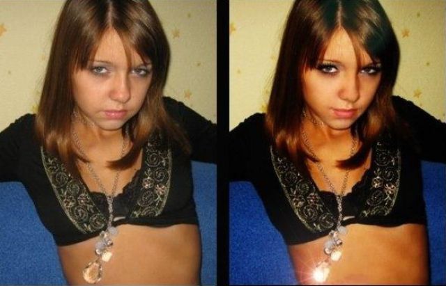 Before and After Photoshop