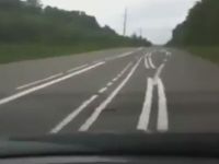 They Had to Be Drunk to Make These Road Markings!
