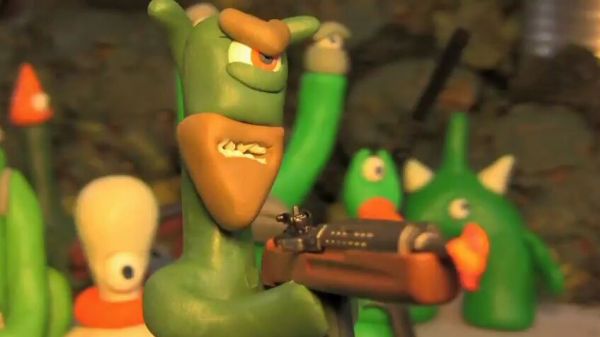 Creatures Pulverize Fruits with Guns [VIDEO]
