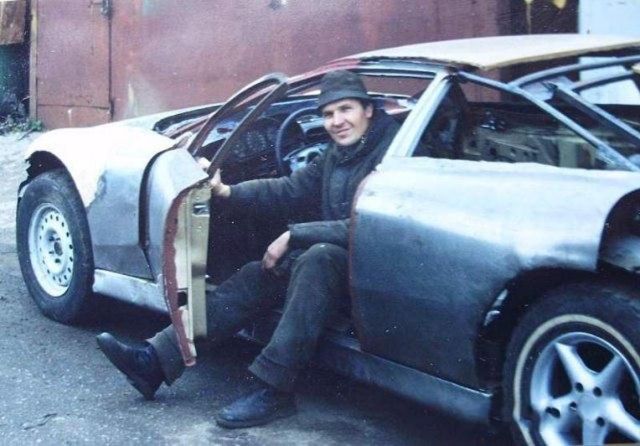 Brilliant Russian Man Builds His Own Sleek Car