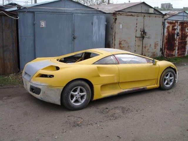 Brilliant Russian Man Builds His Own Sleek Car