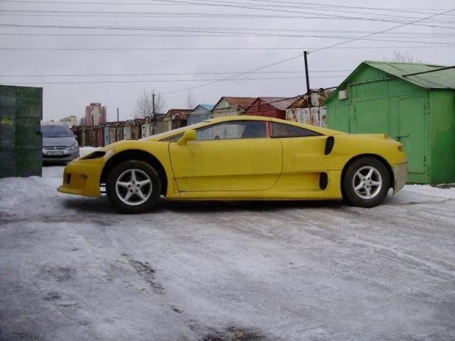 Brilliant Russian Man Builds His Own Sleek Car