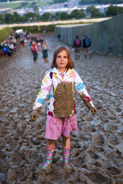 Mud Drenched Glastonbury 2011 Music Festival