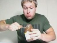 Guy Eats Full Jar of Nutella in Record Time