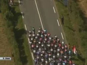 Spectator Causes Massive Crash in Tour de France