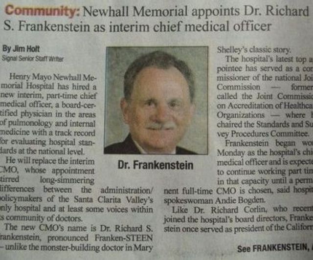Most Unfortunate Doctors Names 20 Pics Izismile