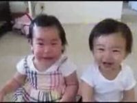 Little Asian Kids Getting Water-Sprayed Can’t Stop Laughing