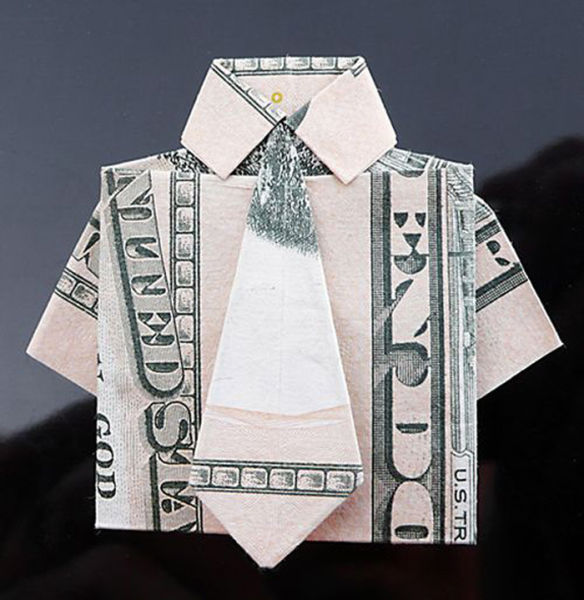 Dollar Bill Origami Art (35 pics)