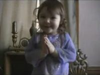 2-Year-Old Girl Does Yoga