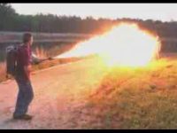 Having Some Fun with a Flamethrower