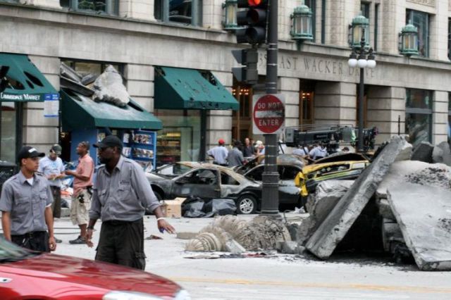 Behind the Scenes: Transformers Movie Set in Chicago