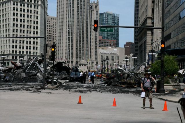 Behind the Scenes: Transformers Movie Set in Chicago