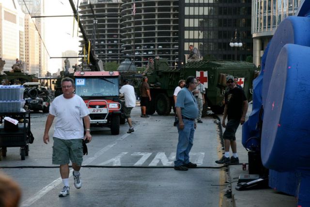 Behind the Scenes: Transformers Movie Set in Chicago