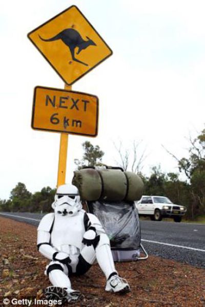 Stormtrooper Walks for the Good