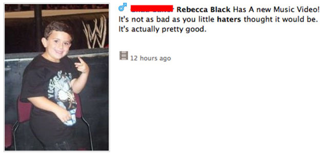 People Who Listen to Rebecca Black People Who Listen to Rebecca Black