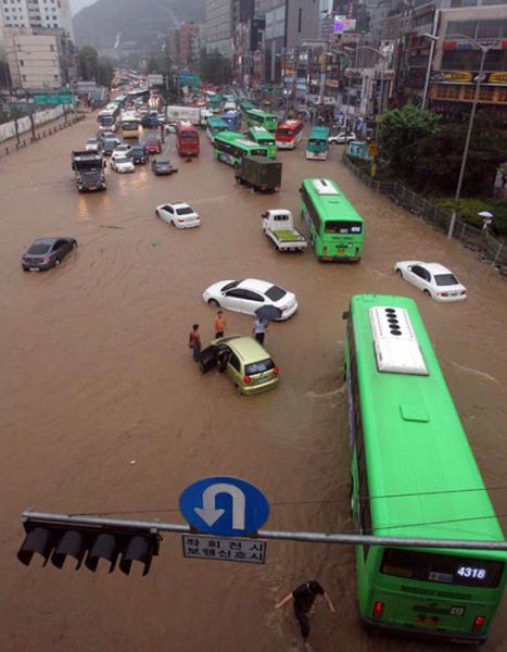 Crazy Floods in South Korea