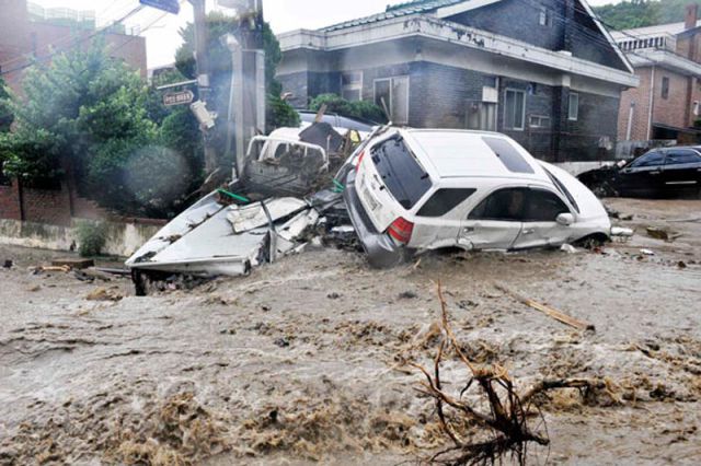 Crazy Floods in South Korea