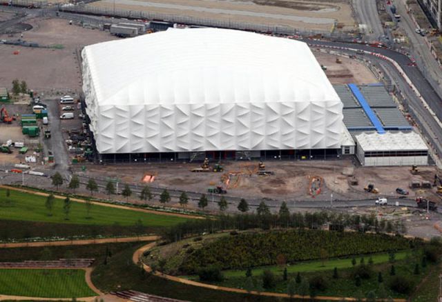 Photos from above of 2012 London Olympic Games Venues