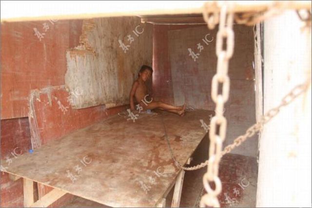 A Chained Chinese Child
