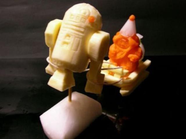 Sushi Garnishes Complements of Star Wars