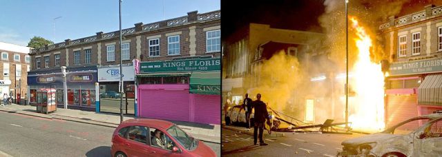 Riots in London: Before and After
