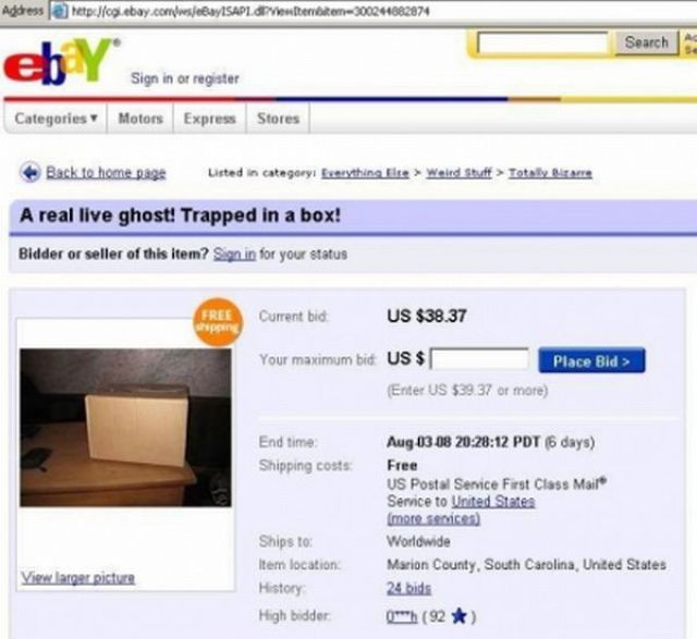 Funny Items for Sale on eBay