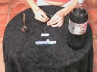 Hot Chick Gets the Diet Coke and Mentos Treatment