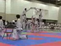 Awesome North Korean Taekwondo Team