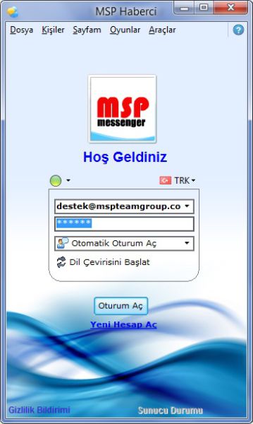 MSP Messenger (Turkish Messenger)