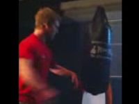 Drunk Guy vs Punching Bag