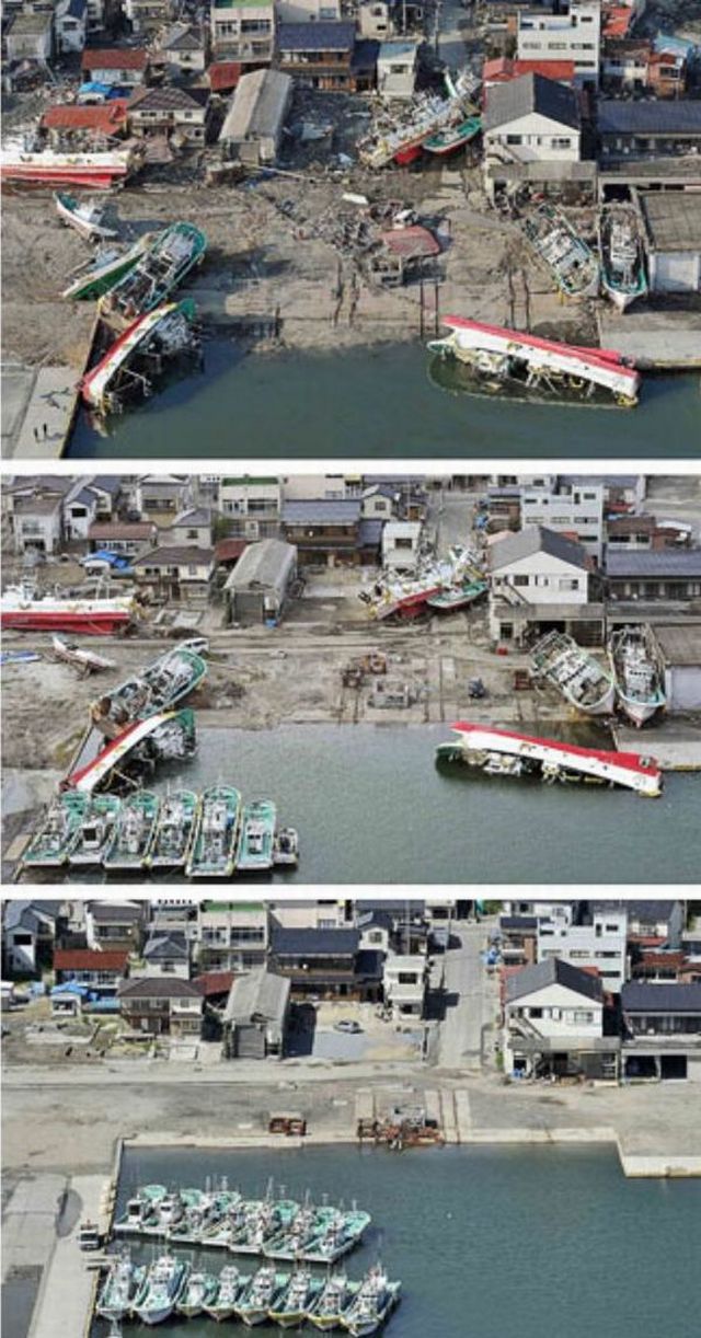 Japan Before and After the Earthquake and the Tsunami