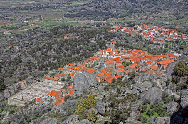 A Beautiful Village on the Rocks