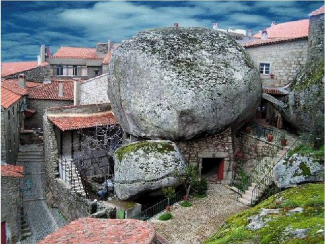 A Beautiful Village on the Rocks