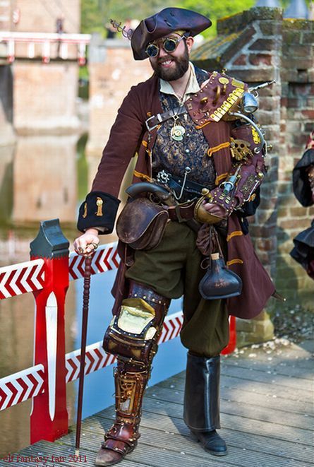 Awesome Steampunkified Leathery Costumes