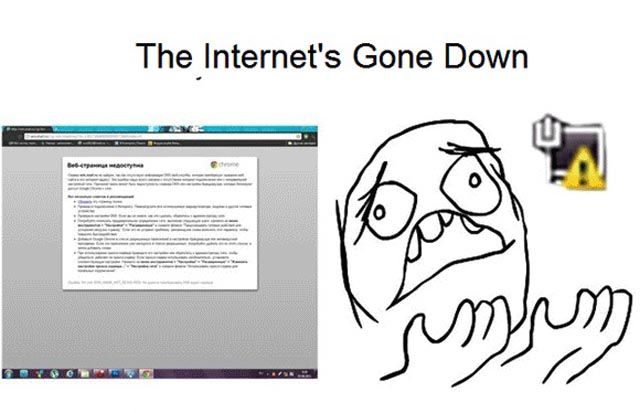 What Do People Do When The Internet Is Down?