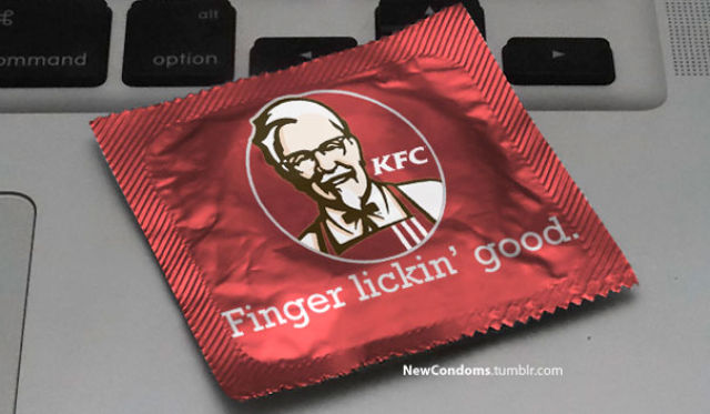 If the Slogans of Famous Brands Were Put on Condom Packages