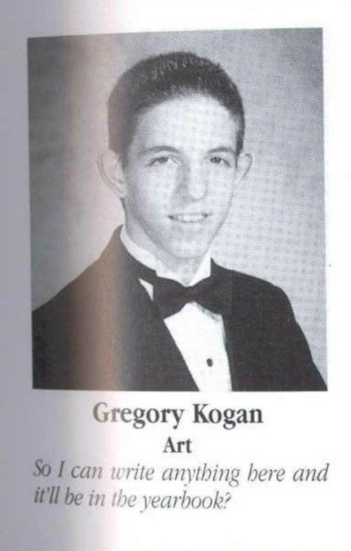 Funny and WTF Quotes in Yearbooks