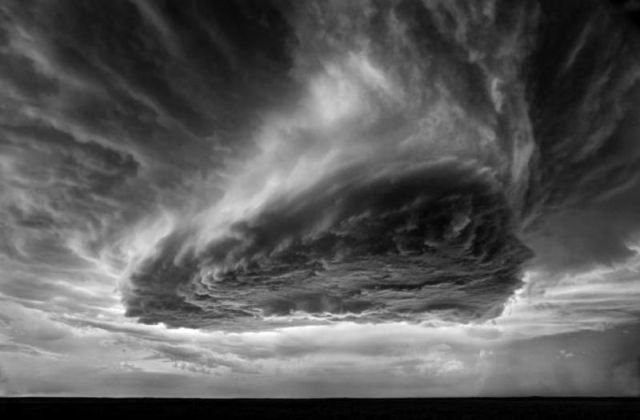 Stunning B&W Tornado Images