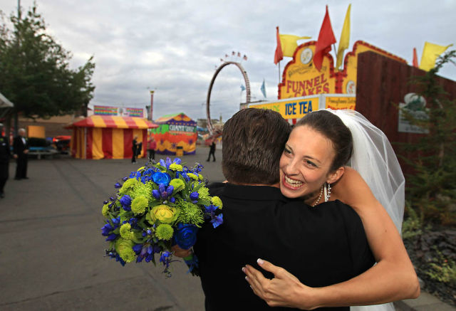A Roller Coaster Wedding Ceremony