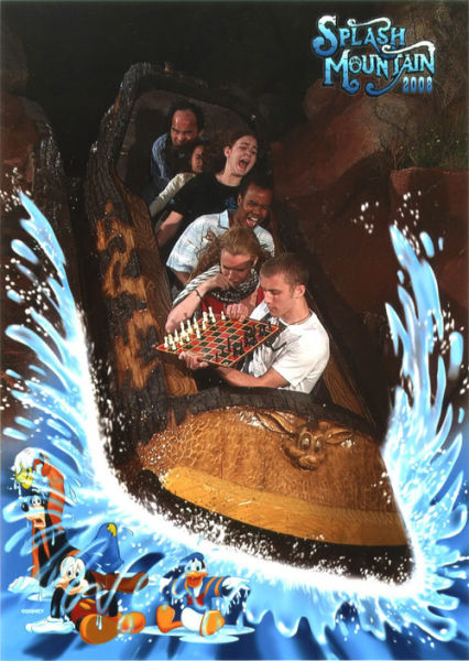Epic Staged Splash Mountain Pictures