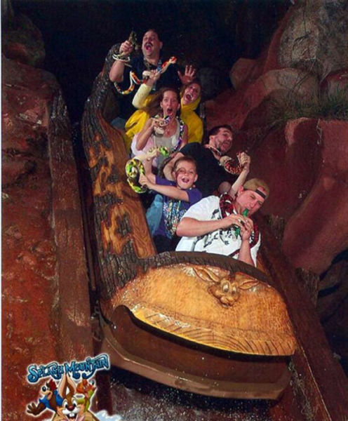 Epic Staged Splash Mountain Pictures