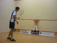 Stupid Guys of the Day – Squash Ball Hit at 175mph