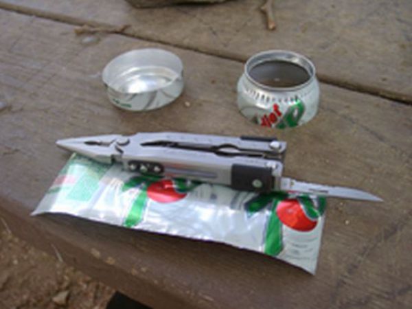 A Camping Stove From a Can