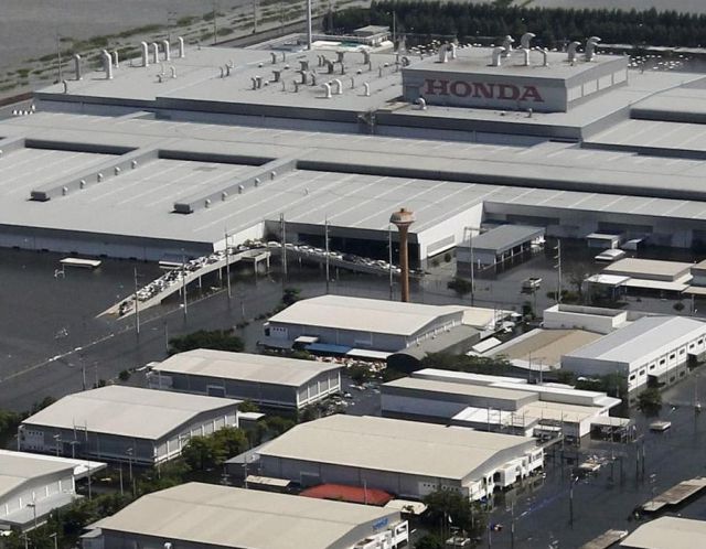 Honda Factory Turned Into Swamp