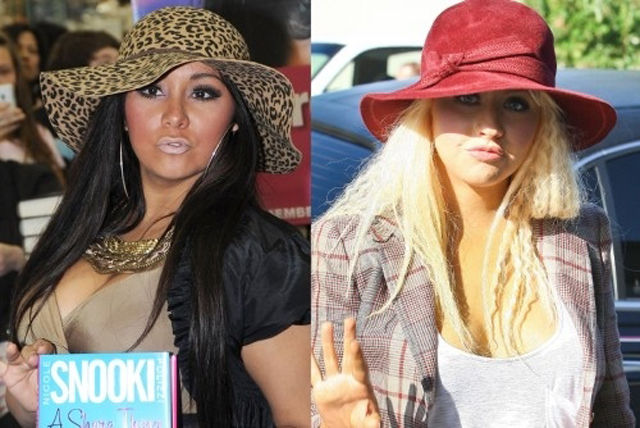 Were Christina Aguilera and Snooki Separated at Birth?