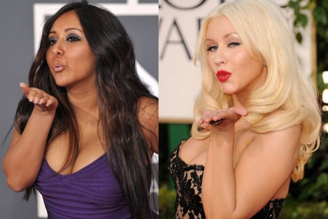 Were Christina Aguilera and Snooki Separated at Birth?