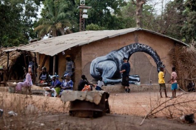 Animal Inspired African Street Art